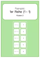 Vorschau - Spiele - Materialpaket Paarspiele 1x1 Reihen (Einmaleins Übungsspiele) - Seite 1