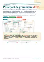 Vorschau - Arbeitsblätter - Passeport de grammaire d'été – Französisch 7. Klasse Gymnasium | Ferien-Grammatik-Pass + Übungsheft mit Lösungen (LehrplanPLUS Bayern, 2. Fremdsprache) - Deckblatt