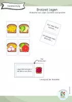 Vorschau - Stationenlernen - Legespiel / Pausenbrot / Brotzeit legen – Bildkarten & Legeaufträge für DaZ, Vorschule und Freiarbeit / Sommerferien / Bildergeschichte / - Seite 3