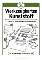 Vorschau - Aufgabenkarten - Werkzeugkarten Kunststoff: Grundwissen für die Werkstatt - Deckblatt
