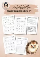 Vorschau - Arbeitsblätter - Buchstabeneinführung I - Materialpaket - Seite 1