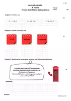 Vorschau - Quiz - Schriftliche Verfahren. Vier Grundrechenarten - Seite 1