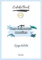Aperçu - Apprentissages en autonomie - Les Animaux marins - Page de couverture
