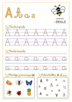 Aperçu - Apprentissages en autonomie - Ecriture Alphabet Fr - Page 1