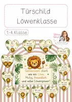 Vorschau - Poster - Türschild Löwenklasse - Deckblatt