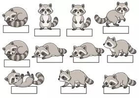 Vorschau - Poster - Klassenampel für die Waschbär | Belohnungssystem Waschbärklasse - Seite 3