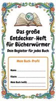 Vorschau - Arbeitsblätter - Lesetagebuch führen Deutsch Arbeitsheft PLUS Lernposter - Seite 1
