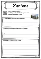 Vista previa - Hojas de trabajo - Zanfona Ficha de música: texto con huecos, comprensión auditiva y sopa de letras - página 3