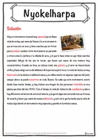 Vista previa - Hojas de trabajo - Nyckelharpa Ficha de música: texto con huecos, comprensión auditiva y sopa de letras - página 2