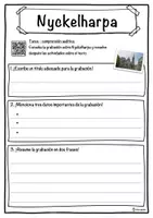 Vista previa - Hojas de trabajo - Nyckelharpa Ficha de música: texto con huecos, comprensión auditiva y sopa de letras - página 3