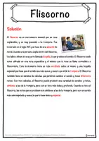 Vista previa - Hojas de trabajo - Fliscorno Ficha de música: texto con huecos, comprensión auditiva y sopa de letras - página 2