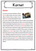 Vista previa - Hojas de trabajo - Kornet Ficha de música: texto con huecos, comprensión auditiva y sopa de letras - página 2