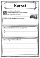 Vista previa - Hojas de trabajo - Kornet Ficha de música: texto con huecos, comprensión auditiva y sopa de letras - página 3