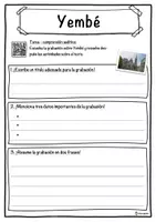 Vista previa - Hojas de trabajo - Yembé Ficha de música: texto con huecos, comprensión auditiva y sopa de letras - página 3