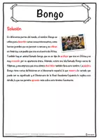 Vista previa - Hojas de trabajo - Bongo Ficha de música: texto con huecos, comprensión auditiva y sopa de letras - página 2