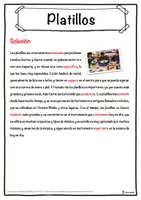 Vista previa - Hojas de trabajo - Platillos Ficha de música: texto con huecos, comprensión auditiva y sopa de letras - página 2