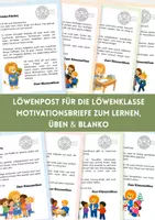 Vorschau - Fördermaterial/Inklusion - Löwenklasse | Löwenpost für die Löwenklasse | Briefe vom Klassenlöwen für Schulanfang, Motivation & Klassenrituale | Briefe von Klassentieren | Classroom Management - Deckblatt