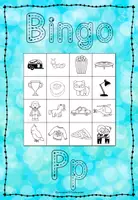 Vorschau - Stationenlernen - Bingo Laut P - Lauterkennung und phonologische Bewusstheit - Buchstabe der Woche - Seite 3