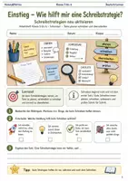 Vorschau - Arbeitsblätter - Schreibstrategien neu aktivieren Arbeitsheft Klasse 5 bis 6 Schulstart Textproduktion - Deckblatt