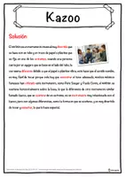 Vista previa - Hojas de trabajo - Kazoo Ficha de música: texto con huecos, comprensión auditiva y sopa de letras - página 2