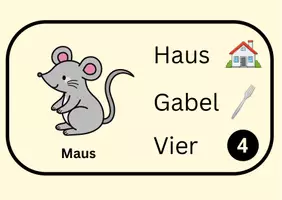 Vorschau - Bildkarten - Klammerkarten-Reimwörter erkennen - Deckblatt