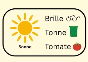 Vorschau - Bildkarten - Klammerkarten-Reimwörter erkennen - Seite 2