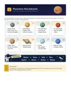 Vorschau - Arbeitsblätter - Sonnensystem Reisepass 🚀 8 Planeten mit Steckbriefen | Klasse 5-7 - Seite 3
