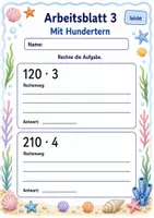 Vorschau - Arbeitsblätter - Halbschriftlich Multiplizieren | Mathematik Klasse 3 | 6 Arbeitsblätter als PDF - Seite 3