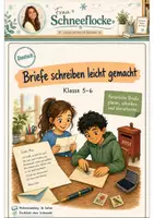 Vorschau - Stundenentwürfe - Briefe schreiben Klasse 5 -6 - Deckblatt