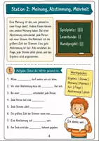 Vorschau - Arbeitsblätter - Demokratie Klasse 3 -4 Stationen-Spaziergang - Seite 3