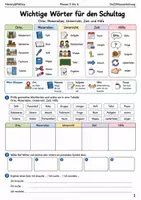 Vorschau - Arbeitsblätter - DaZ Ankommensheft Arbeitsheft Klasse 5 bis 6 Schulstart Deutsch verstehen und sicher ankommen - Seite 1