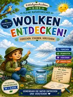 Vorschau - Stundenentwürfe - Wolken | Warum gibt es Wolken | Sachunterricht Klasse 1-4 | Naturforscherheft mit Experimenten - Deckblatt