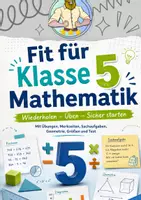 Vorschau - Stationenlernen - Fit für Klasse 5 Mathematik - Deckblatt