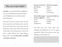 Vorschau - Unterrichtsreihen - Frida Kahlo entdecken | Sachtext, Steckbrief & Zeichenauftrag | Kunst & Deutsch Klasse 3–4 - Seite 3