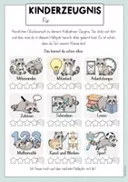 Vorschau - Anderer Materialtyp - Kinderzeugnis Waschbär | Halbjahr & Schuljahresende Waschbärklasse - Seite 3