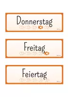 Vorschau - Poster - Fuchs Klasse: Tages- und Monatskärtchen - Seite 2
