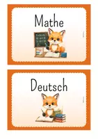 Vorschau - Poster - Fuchs Klasse Tagestransparenz - Seite 1