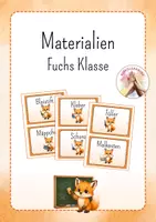 Vorschau - Poster - Fuchs Klasse: Materialpaket - Seite 1