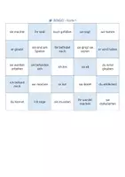 Vorschau - Arbeitsblätter - Bingo de los verbos presente, indefinido y gerundio - Seite 1