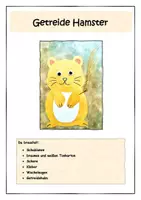 Vorschau - Mal- und Bastelvorlagen - Kunst: Getreide Hamster - Seite 2