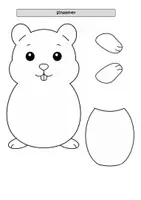 Vorschau - Mal- und Bastelvorlagen - Kunst: Getreide Hamster - Seite 3