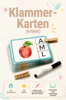 Vorschau - Bildkarten - Klammerkarten-Artikel - Deckblatt