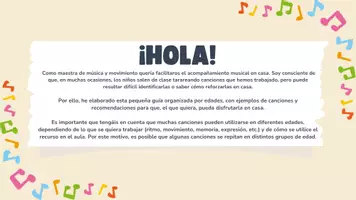 Vista previa - Fichas informativas / Documentos de lectura - Guía de recursos musicales 0-6 para familias - página 2