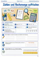 Vorschau - Arbeitsblätter - Mathe Refresh aus dem Vorjahr Arbeitsheft Klasse 5 bis 6 Schulstart Grundwissen und Rechenstrategien wiederholen - Seite 3