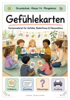 Vorschau - Bildkarten - Gefühlekarten für den Morgenkreis in Farbe - Deckblatt