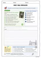 Vorschau - Arbeitsblätter - Eine E-Mail planen, schreiben und überarbeiten mit Musterlösung - Seite 2
