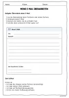 Vorschau - Arbeitsblätter - Eine E-Mail planen, schreiben und überarbeiten mit Musterlösung - Seite 3
