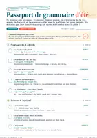 Vorschau - Arbeitsblätter - Passeport de grammaire d'été – Französisch 6. Klasse Gymnasium | 1. Lernjahr | Ferien-Grammatik-Pass + Übungsheft mit Lösungen (LehrplanPLUS Bayern, 2. Fremdsprache) - Seite 1