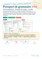 Vorschau - Arbeitsblätter - Passeport de grammaire d'été – Französisch 6. Klasse Gymnasium | 1. Lernjahr | Ferien-Grammatik-Pass + Übungsheft mit Lösungen (LehrplanPLUS Bayern, 2. Fremdsprache) - Deckblatt