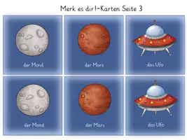 Vorschau - Spiele - Spiel: Merk es dir! Weltall 15 Paare - Seite 3